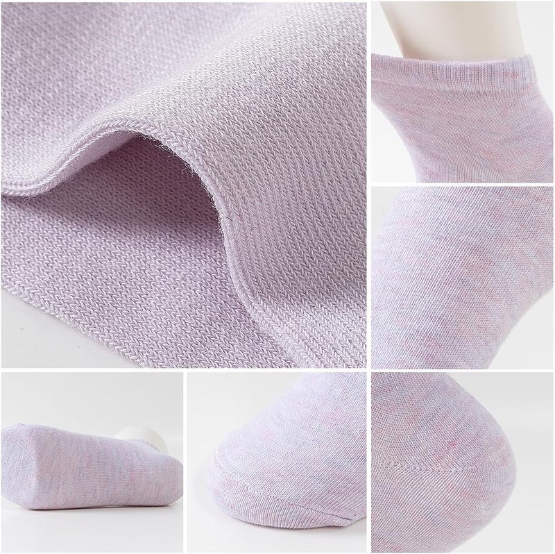 JOYNÉE 8/16 Pairs Womens Ankle Socks Lightweight Breathable Low Cut Casual Socks,Sock Size:9-11 - Image 4